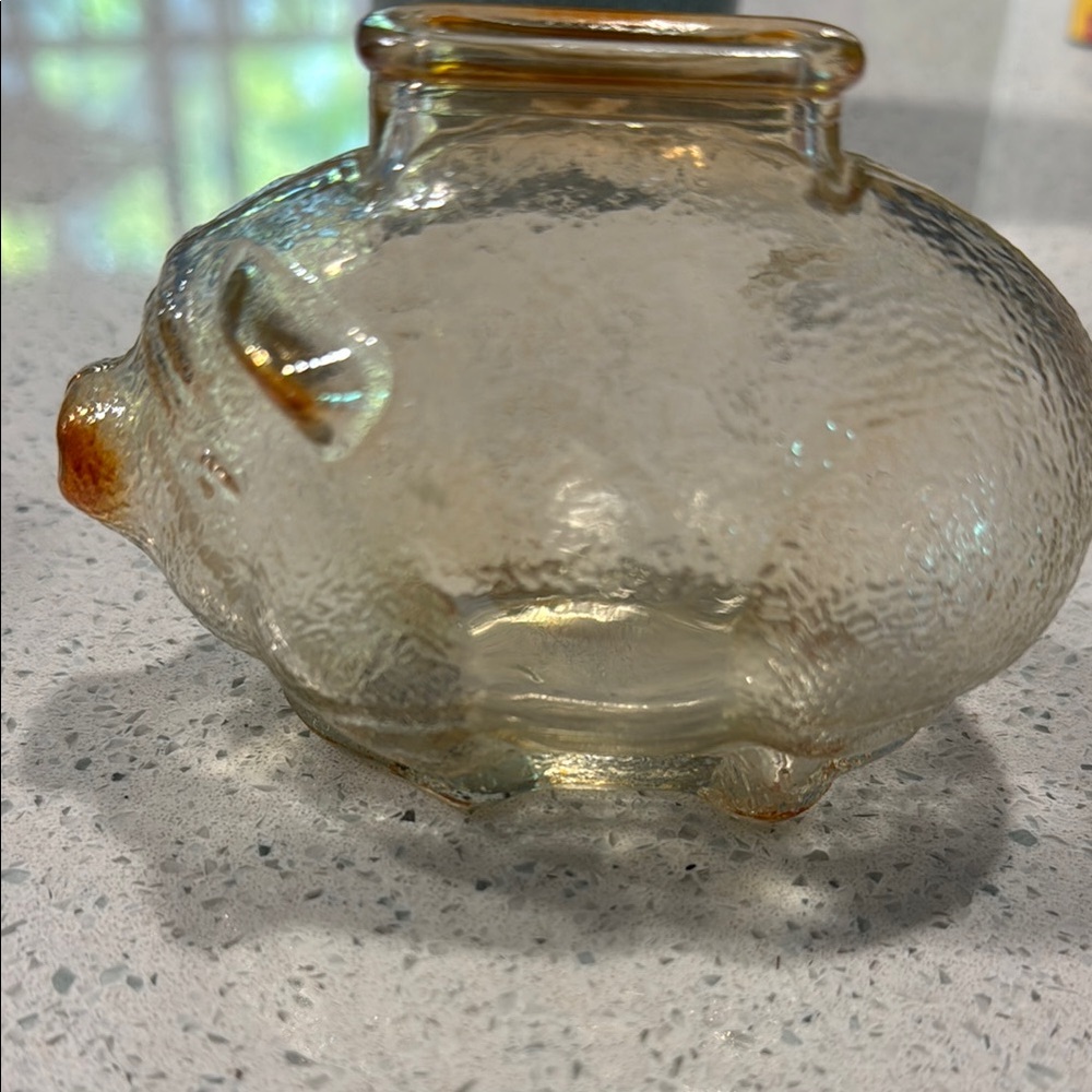 Glass Piggy Bank